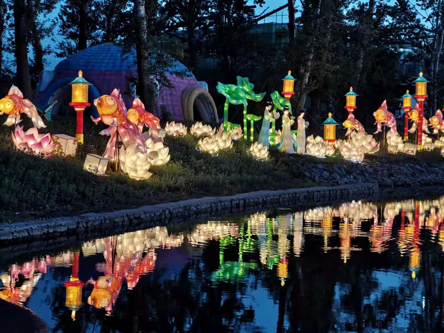 天定山彩灯艺术节6月1日"亮"灯,这里抢"鲜"看!_灯会