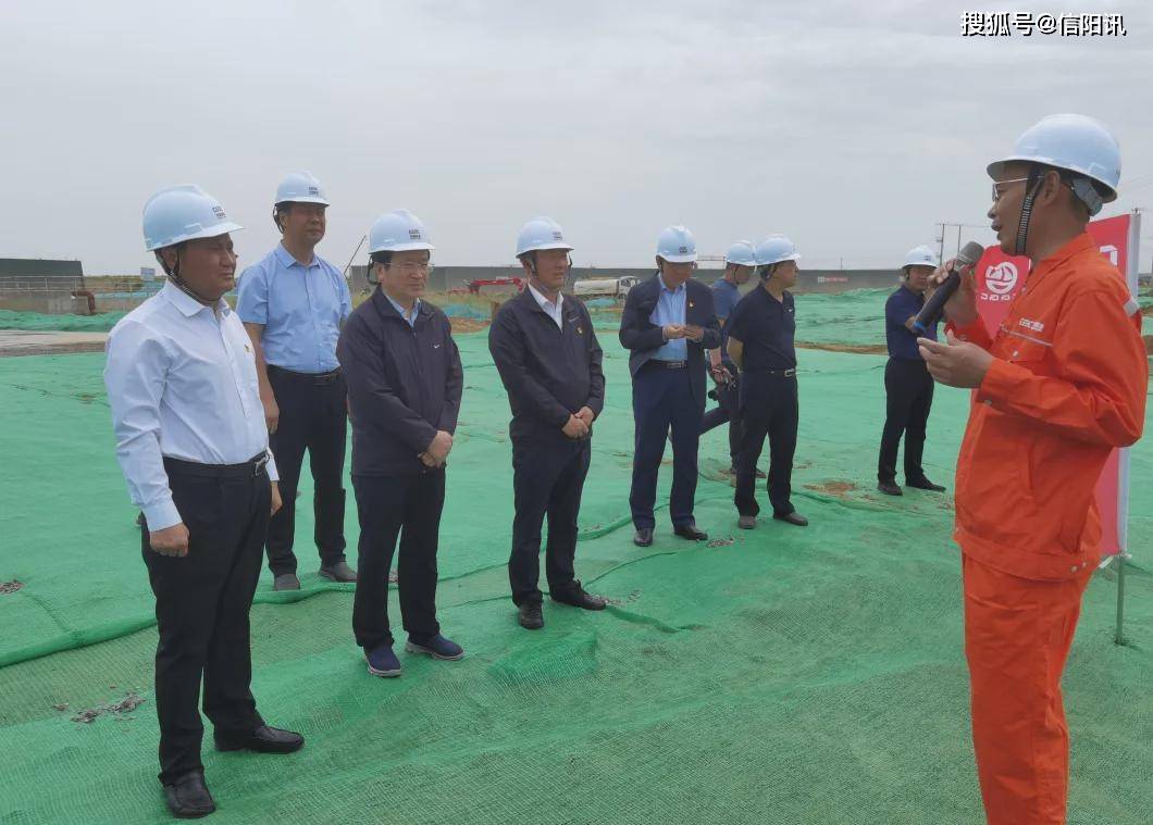 武国定莅临息县调研指导工作