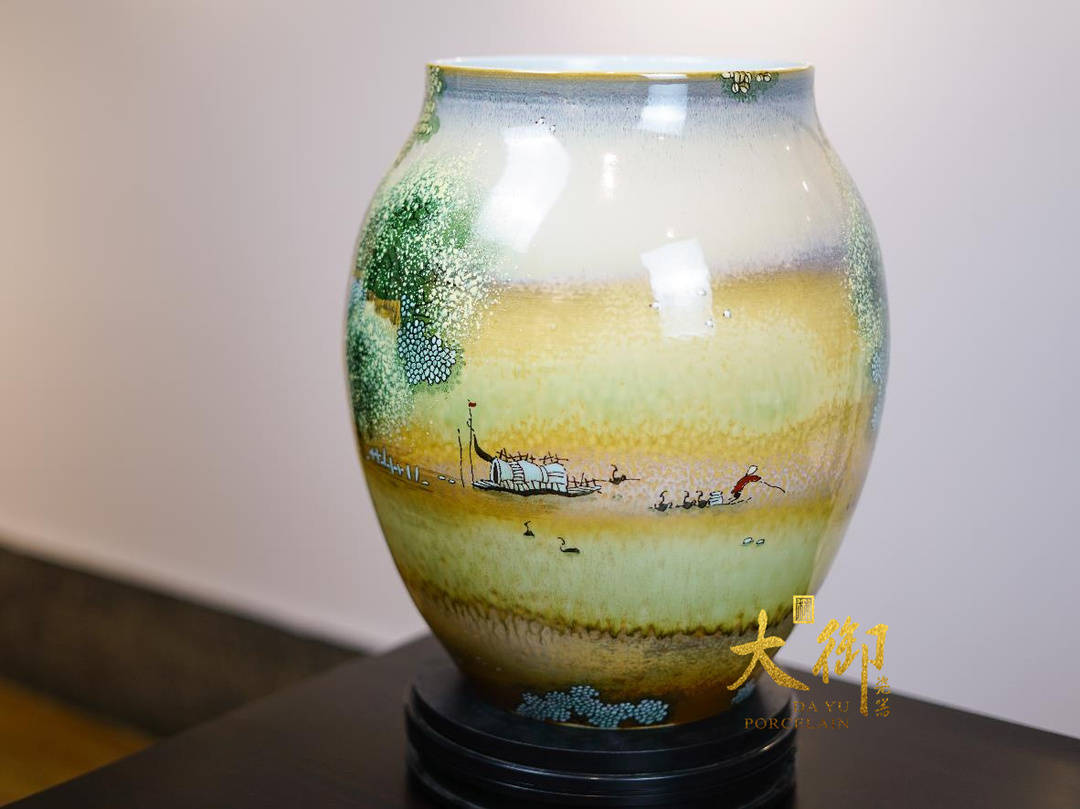 大御瓷器刘伟——瓷上山水色,笔下意蕴生._陶瓷