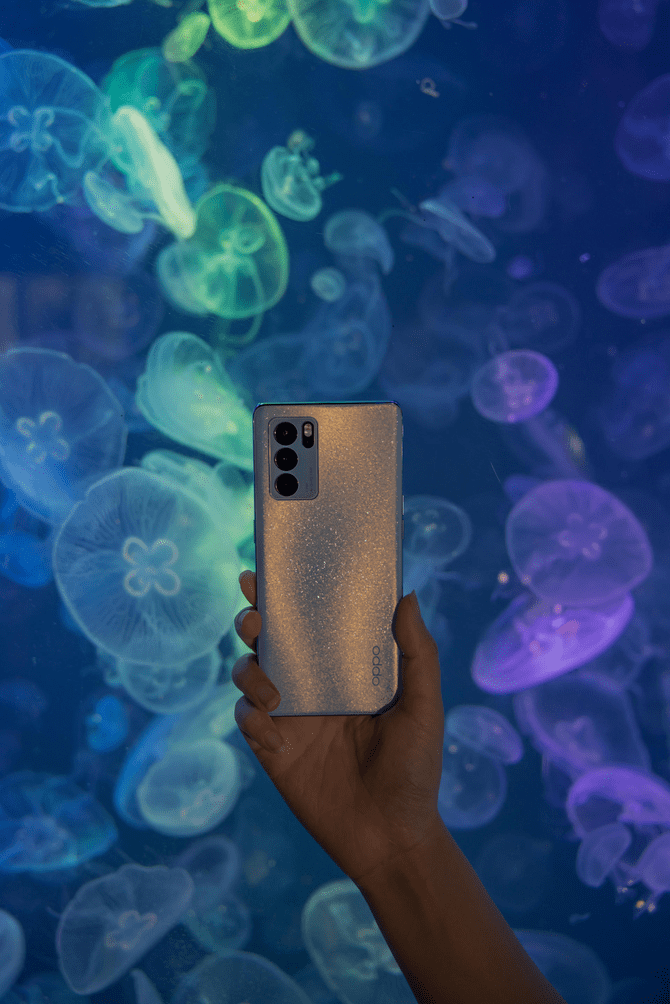 数量|300万+晶钻数量 看完就知道OPPO Reno6外观有漂亮