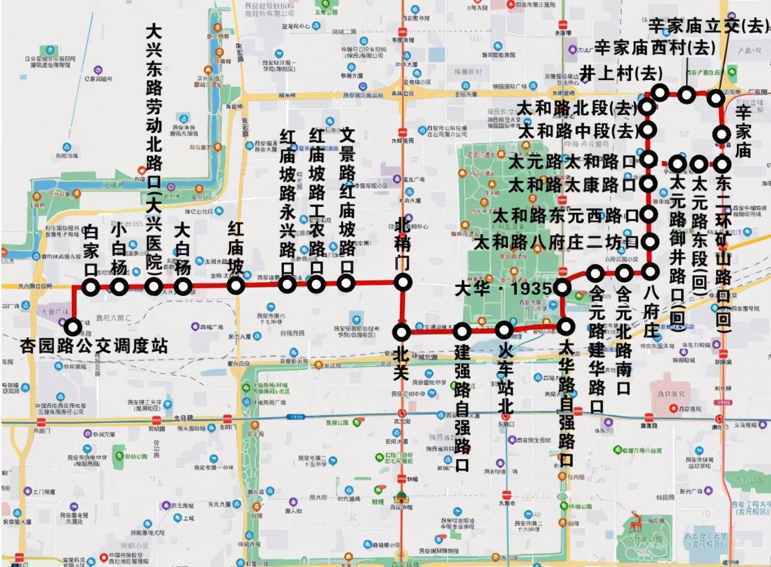 西安610路公交车路线图图片