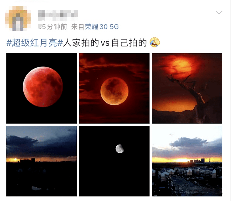 多图预警超级红月亮现身珠海