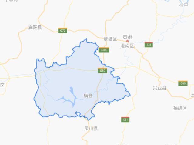 横县各乡镇地图全图图片