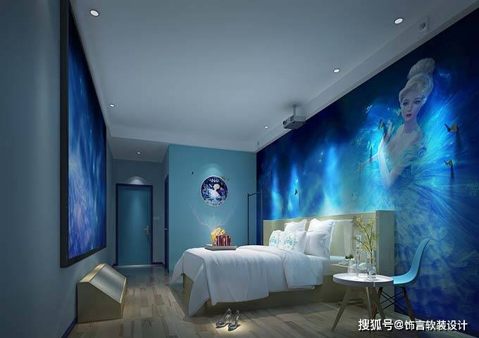 电影主题房间设计电影主题房设计电影酒店装修布局与风格要点