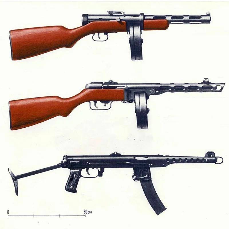 PPD38型冲锋枪图片