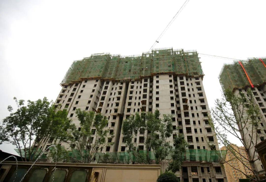 运城晋府玖号一期2#,3#楼主体封顶