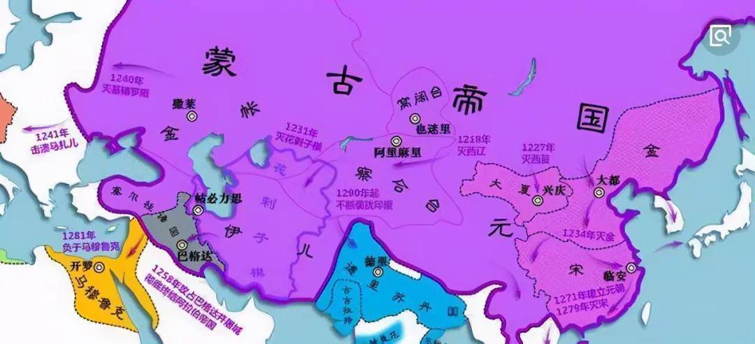 蒙古六部版图图片