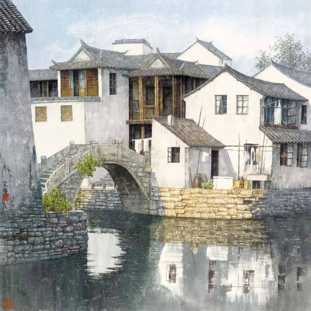 京海墨韵名家 | 宋涤:彩墨山水的探索之路_作品