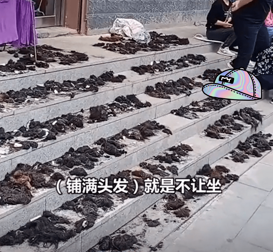 吉林这家理发店火了每年高考来临它就在店门口晒头发