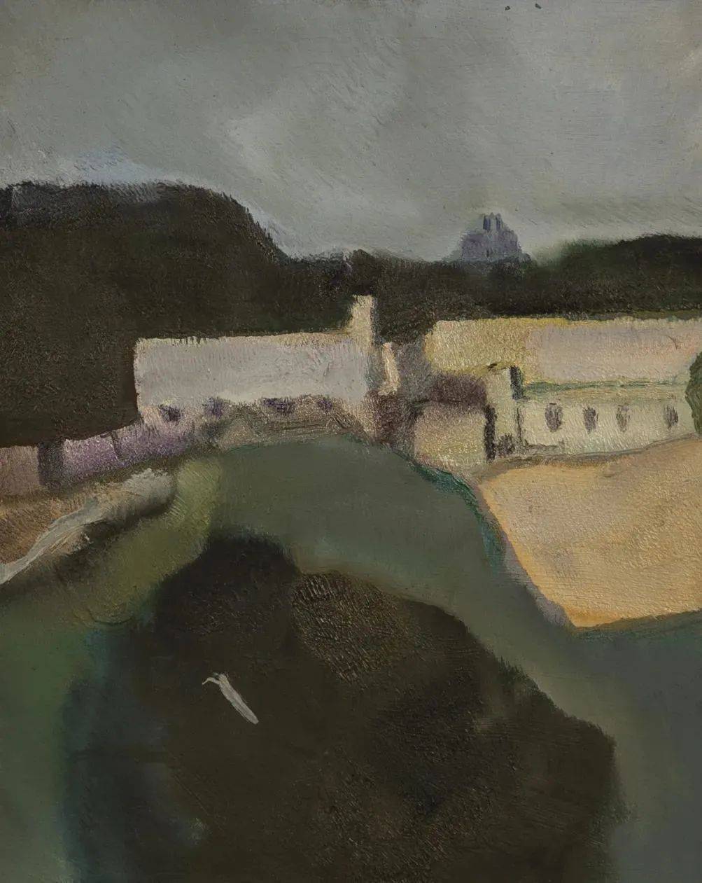 蒋长虹 那边的傍晚 60x50cm 布面油画 2015孤独,是一个人最高贵的