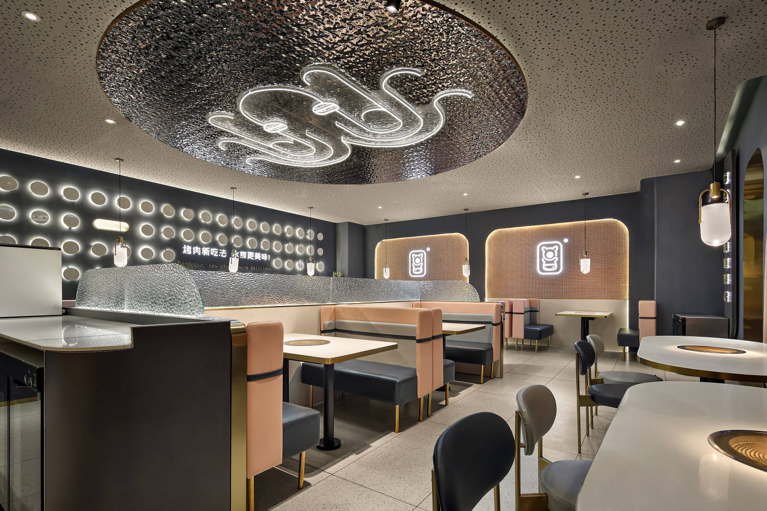 韩式烤肉餐厅设计小猪小牛和捕鱼达人一起探秘深海之趣