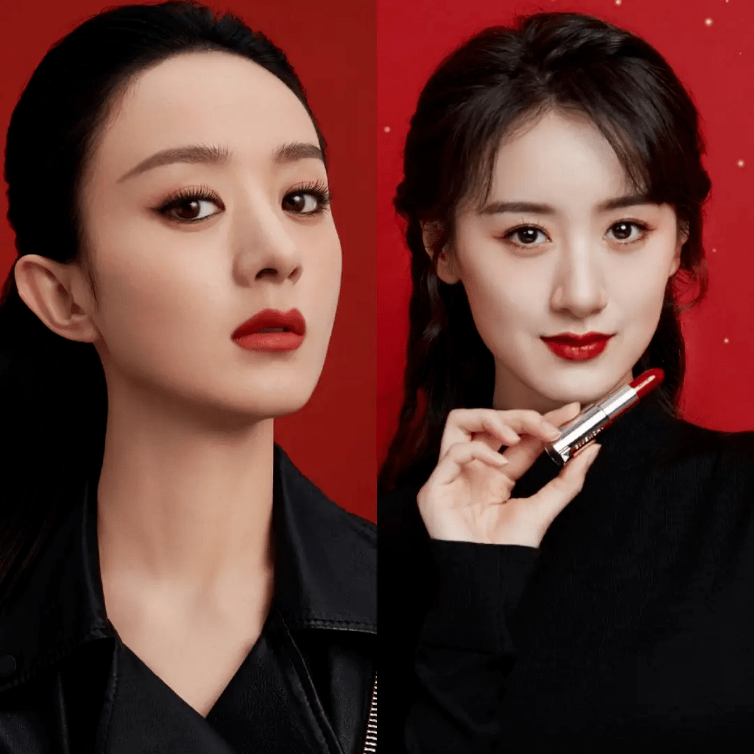 赵丽颖生图引热议袁冰妍发同款角度图再撞脸照片p到分不清