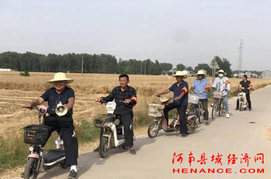 虞城县大侯乡:我是党员我带头 服务"三夏"当先锋