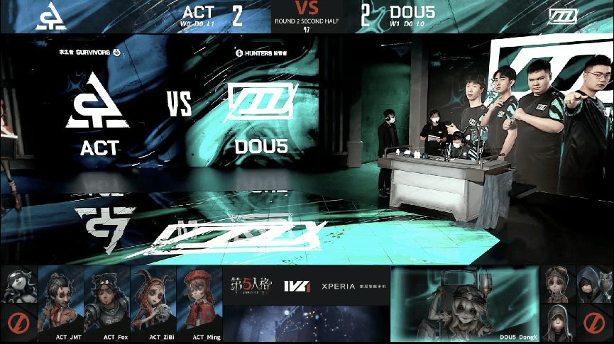 前锋|第五人格2021IVL夏季赛常规赛 DOU5 vs ACT 第二局