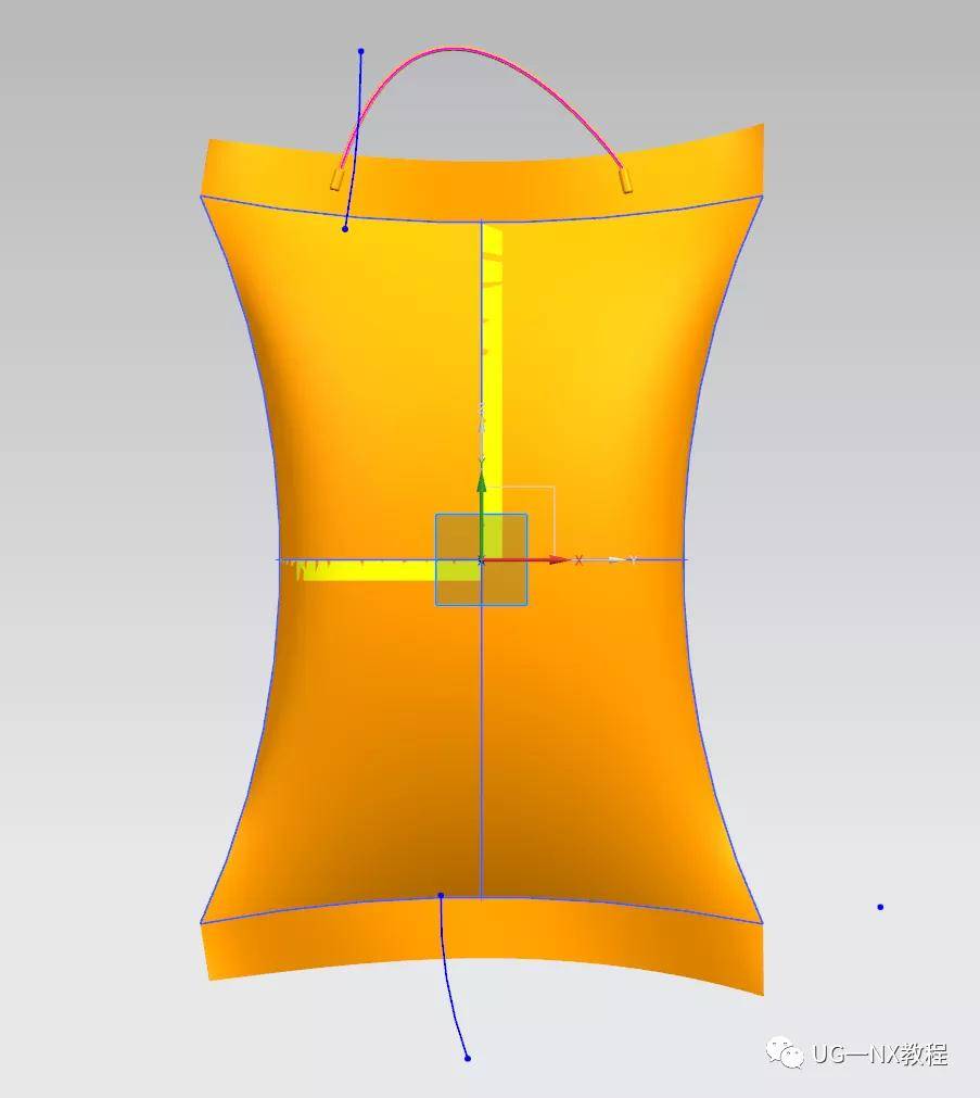ug绘制一袋想你的液趣味建模曲面小实例