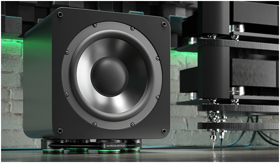 方案|以实力支撑的绝佳减震方案 ISOAcoustics Aperta Sub低音炮支架