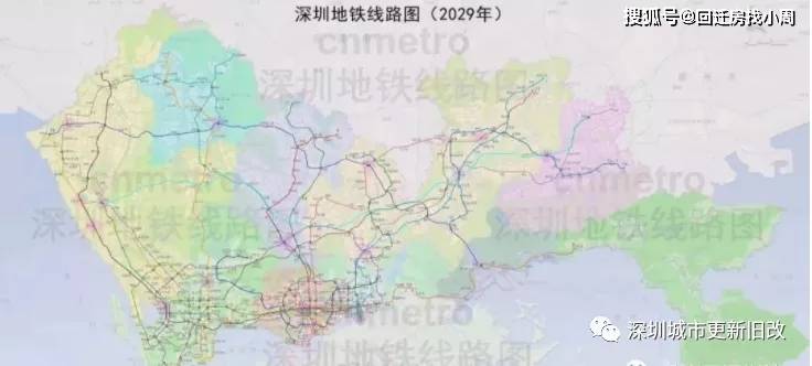 建議收藏深圳地鐵線路圖最詳細133號線附高鐵與城際線路圖