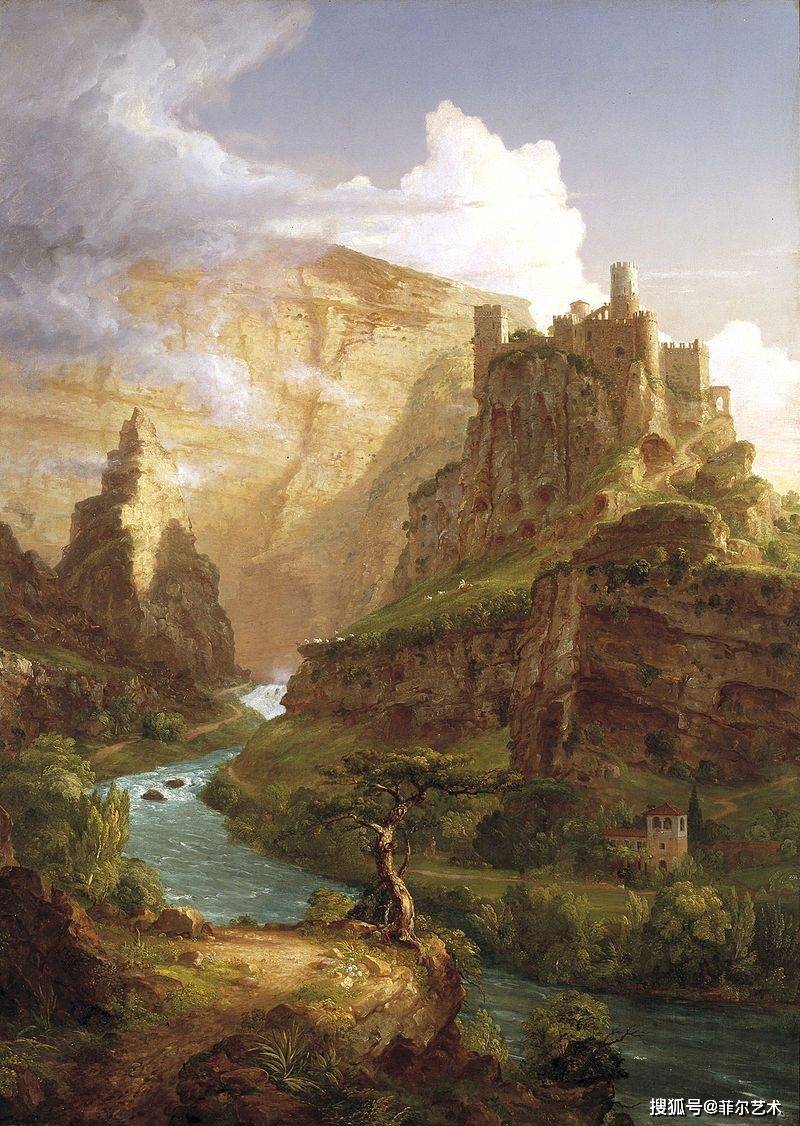 美国画家Thomas Cole 荒野风景油画作品欣赏_手机搜狐网