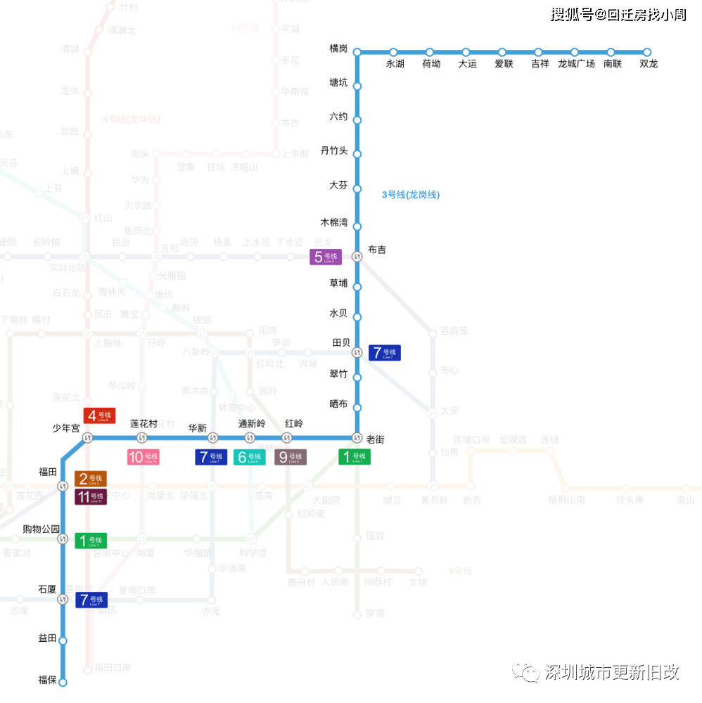 【建议收藏】深圳地铁线路图（最详细，1-33号线），附高铁与城际线路图_投资