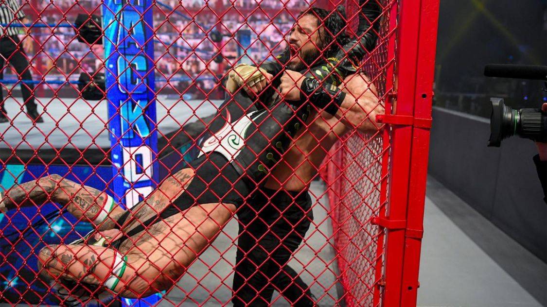 双喜临门罗曼在地狱牢笼中摧毁雷尔吉米乌索主动成为三狗