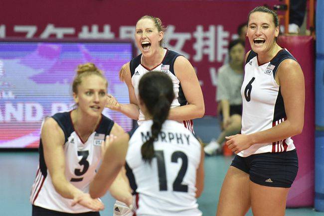 原创美国女排隐藏实力不是中国女排太强美国全主力也不是对手