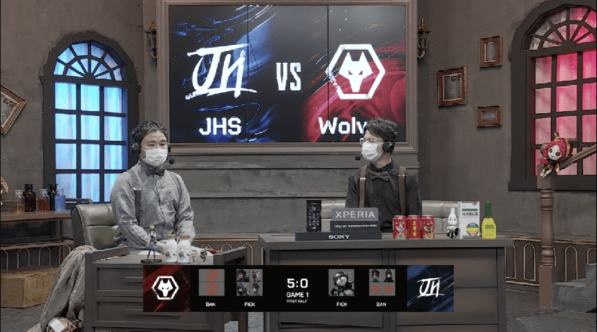 先知|第五人格2021IVL夏季赛常规赛 JHS vs Wolves 第一局