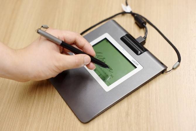 电磁|Wacom STU-430签名数位板使用体验