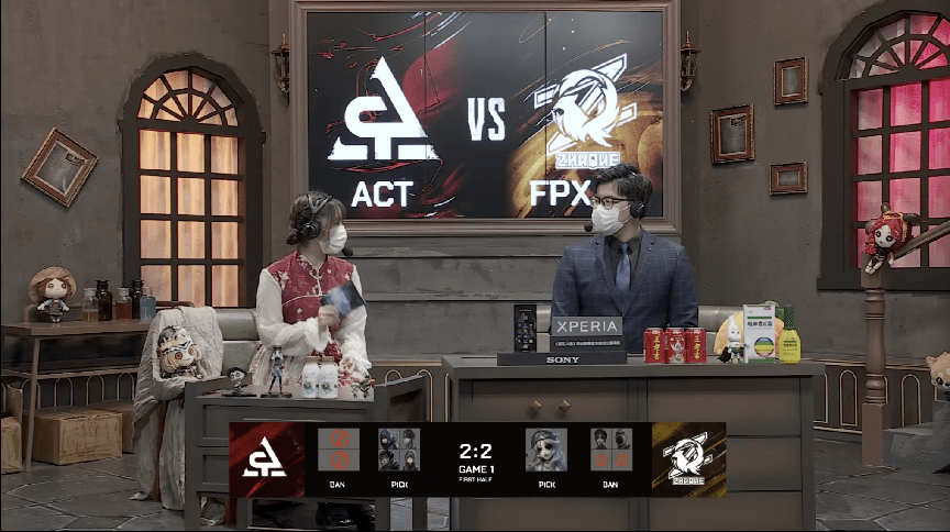 先知|第五人格2021IVL夏季赛常规赛 ACT vs FPX.ZQ 第一局