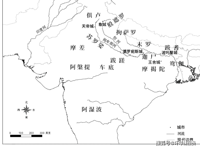 印度东北部的摩揭陀,迦尸,憍萨罗等几个强大的列国支持佛教以对抗