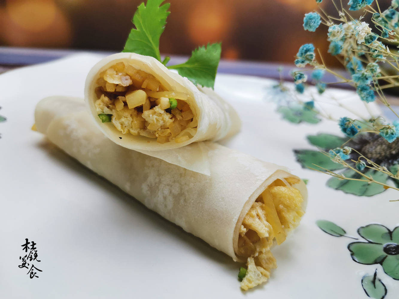 末伏烙饼卷鸡蛋