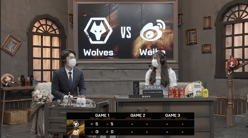 前锋|第五人格2021IVL夏季赛常规赛 Wolves vs Weibo 第一局