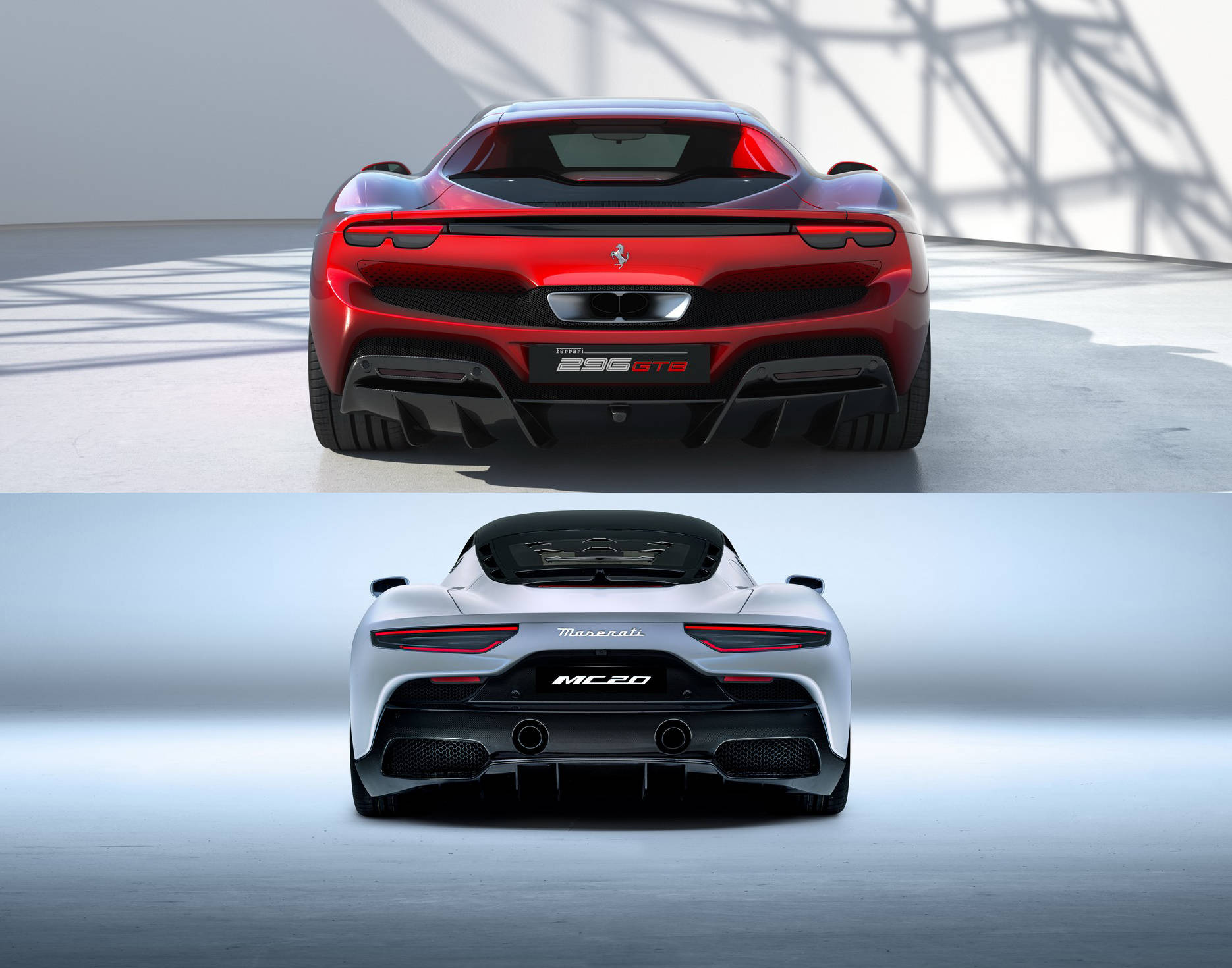 法拉利296 gtb对比玛莎拉蒂mc20:它们到底有多相似?有共同点吗?
