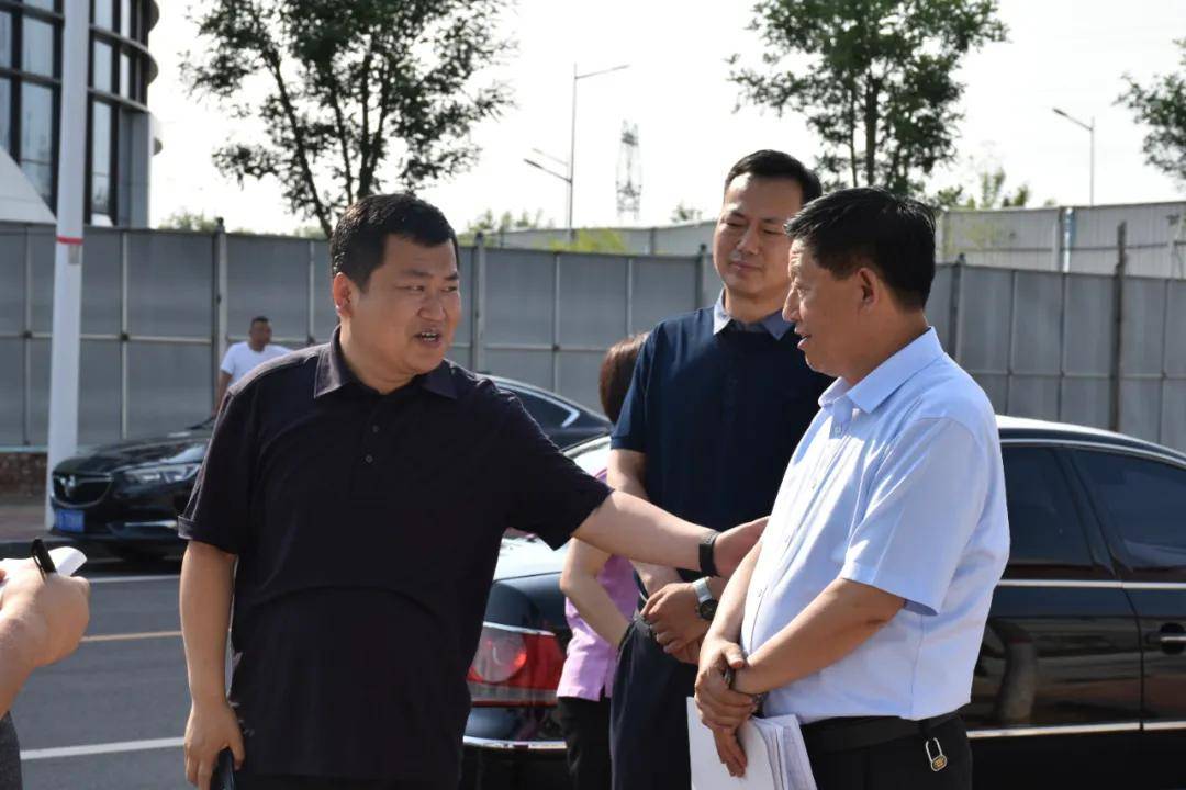 耿鹏鹏副市长一行来我公司现场指导忻州杂粮味道体验中心项目