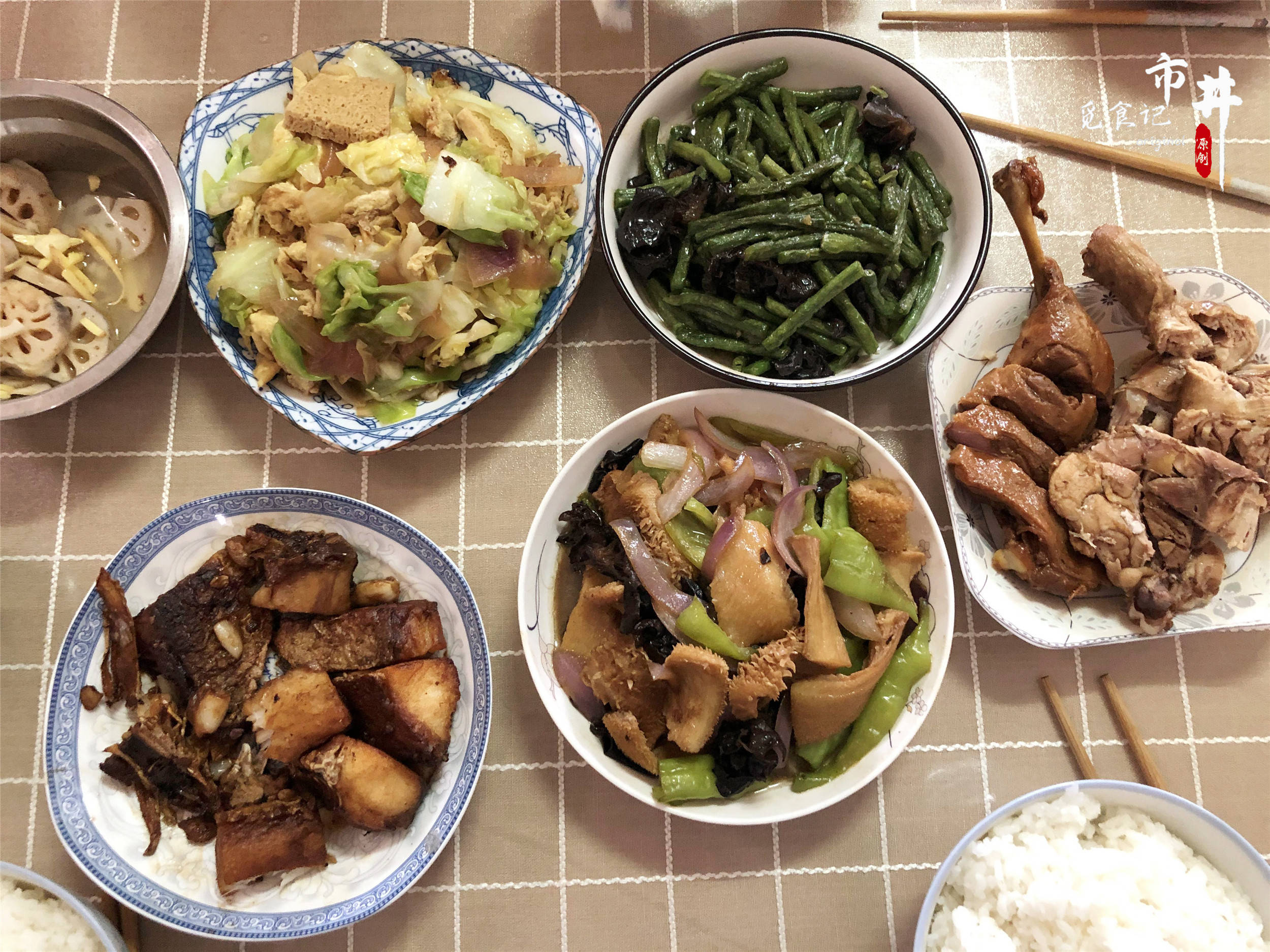 老两口给家人做的1周午餐晒朋友圈获赞过日子不要假精致