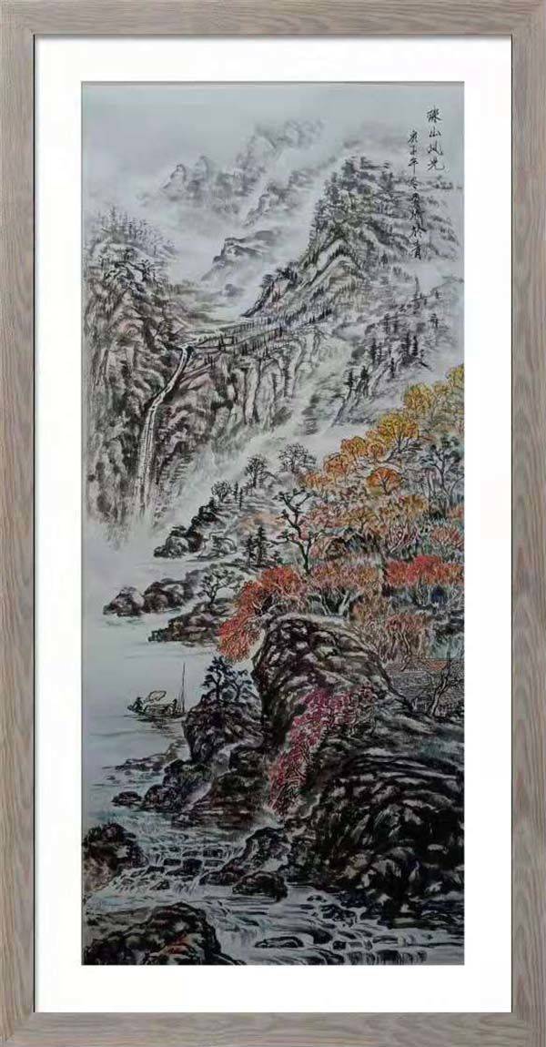 画家王永山勇跚大气苍茫笔墨苍劲