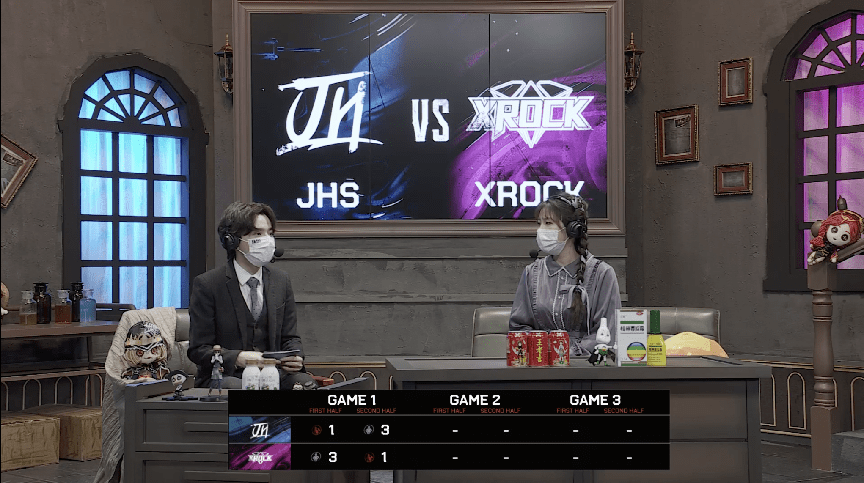 前锋|第五人格2021IVL夏季赛常规赛JHS vs XROCK 第一局