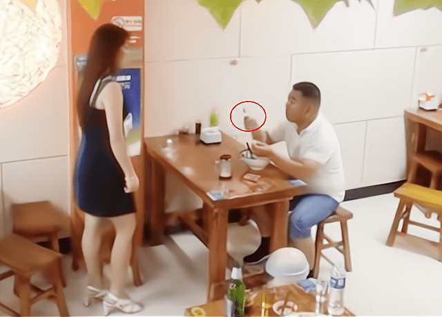 举动|男子吃棒棒糖被泼满脸水，老板娘的近视眼惹祸，以为他在抽烟