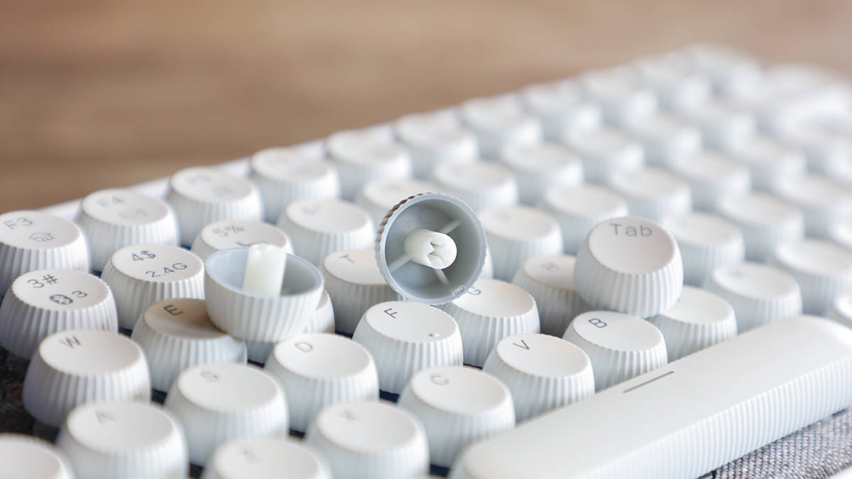 雷柏ralemo pre 5布艺版机械键盘:满满ins风