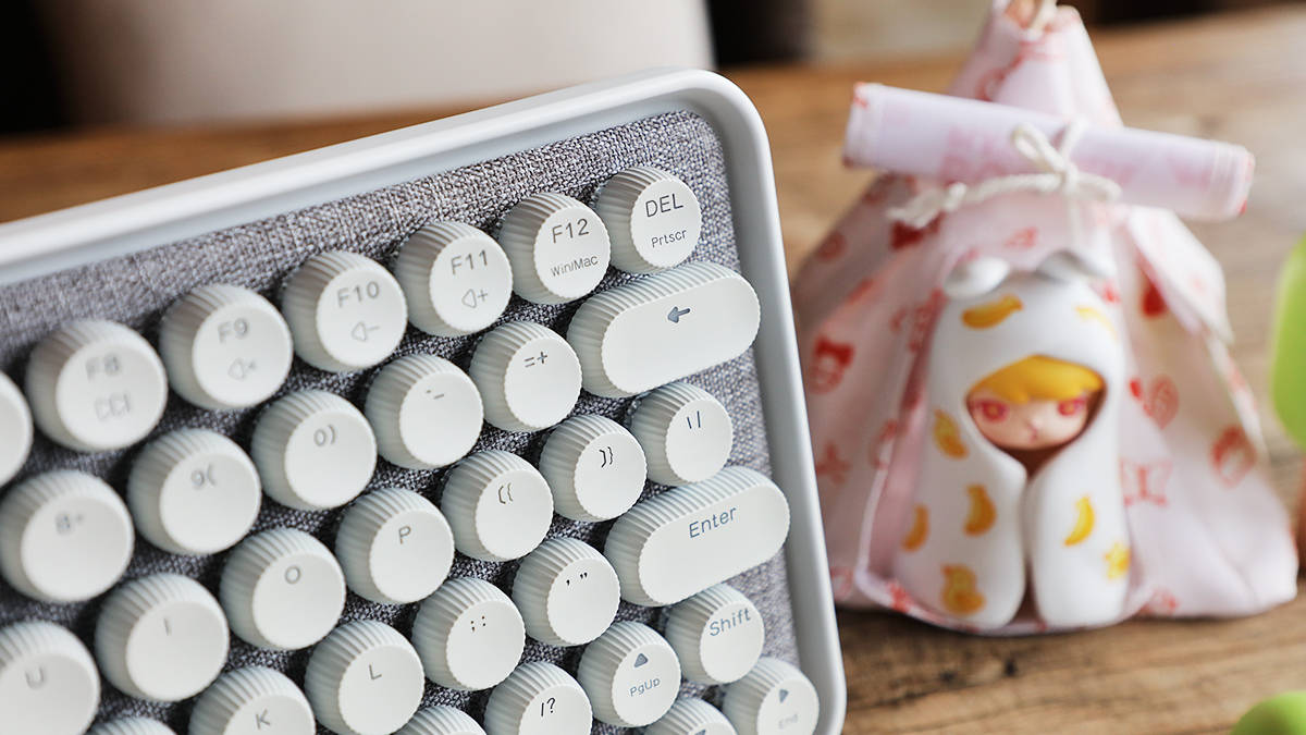 雷柏ralemo pre 5布艺版机械键盘:满满ins风