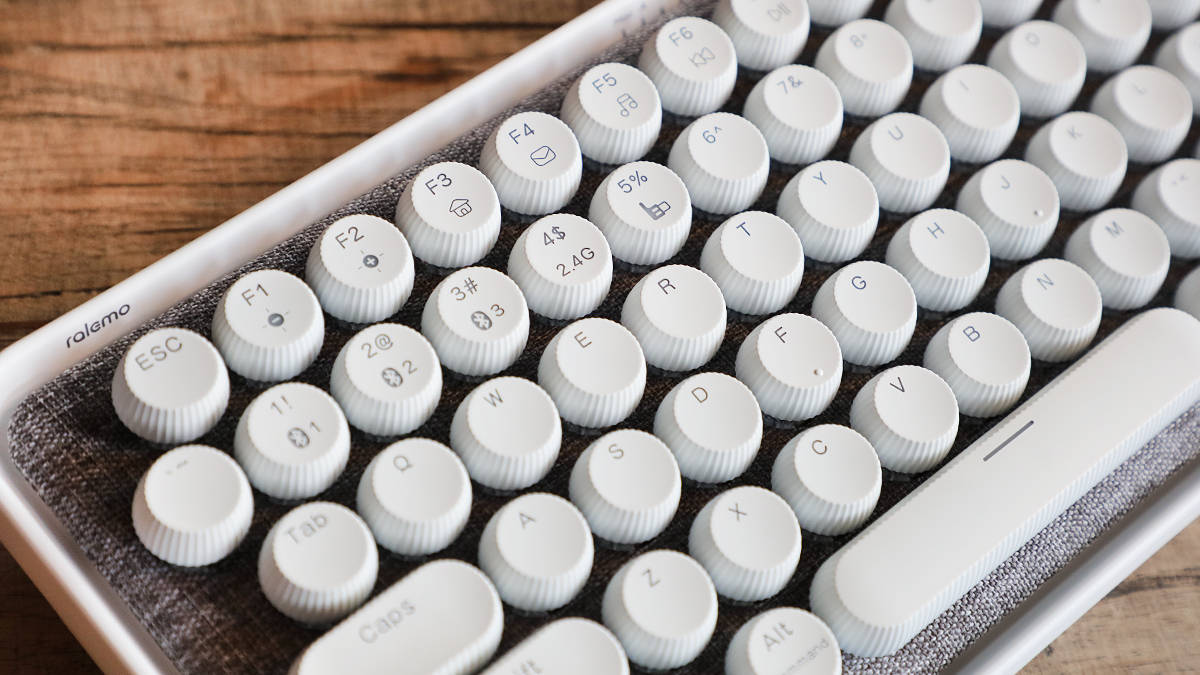 雷柏ralemo pre 5布艺版机械键盘:满满ins风