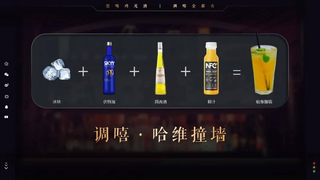 原创调嘻鸡尾酒之哈维撞墙