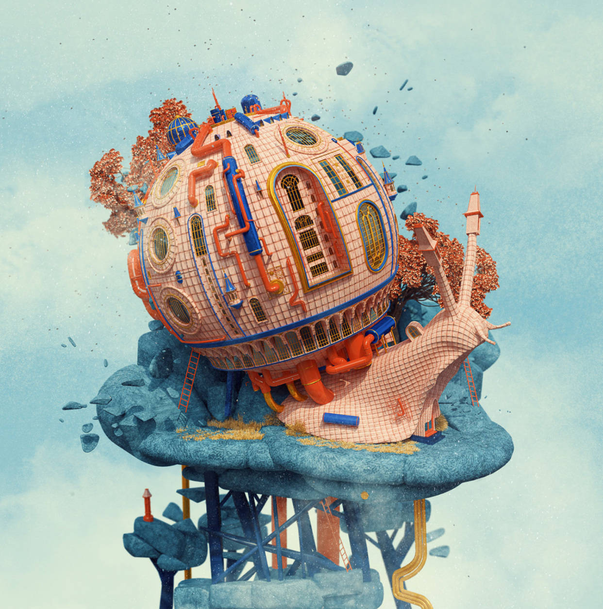 创意插画设计欣赏幻想力