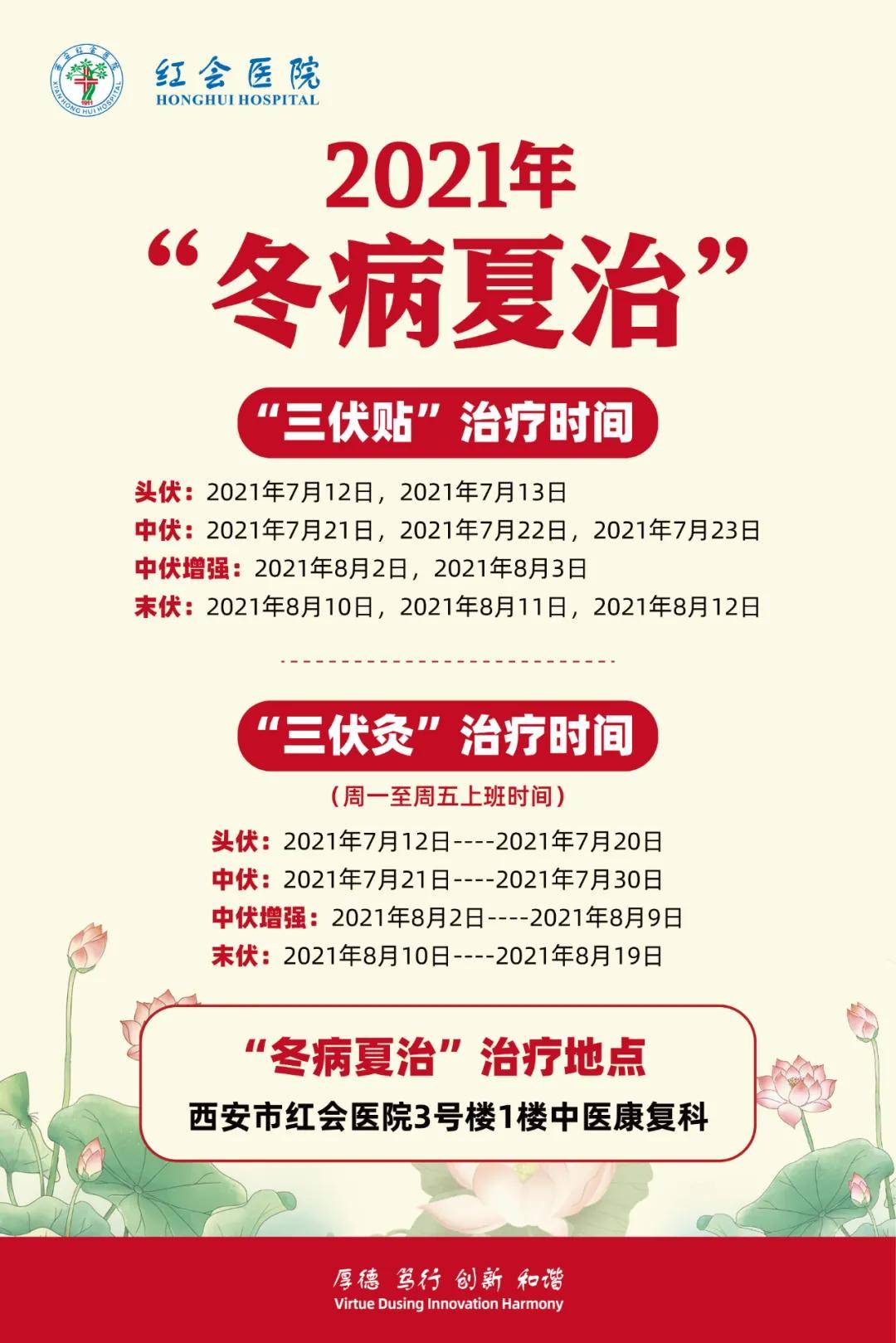 蠟療|【冬病夏治】西安市紅會醫院中醫康復科“三伏貼、三伏灸”治療即將開放