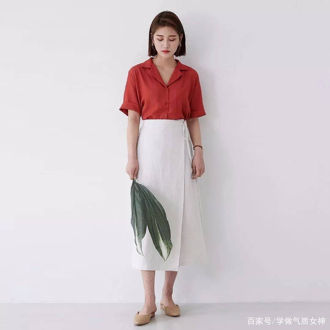 黑色|裙子 + 平底鞋，每天时髦不重样！