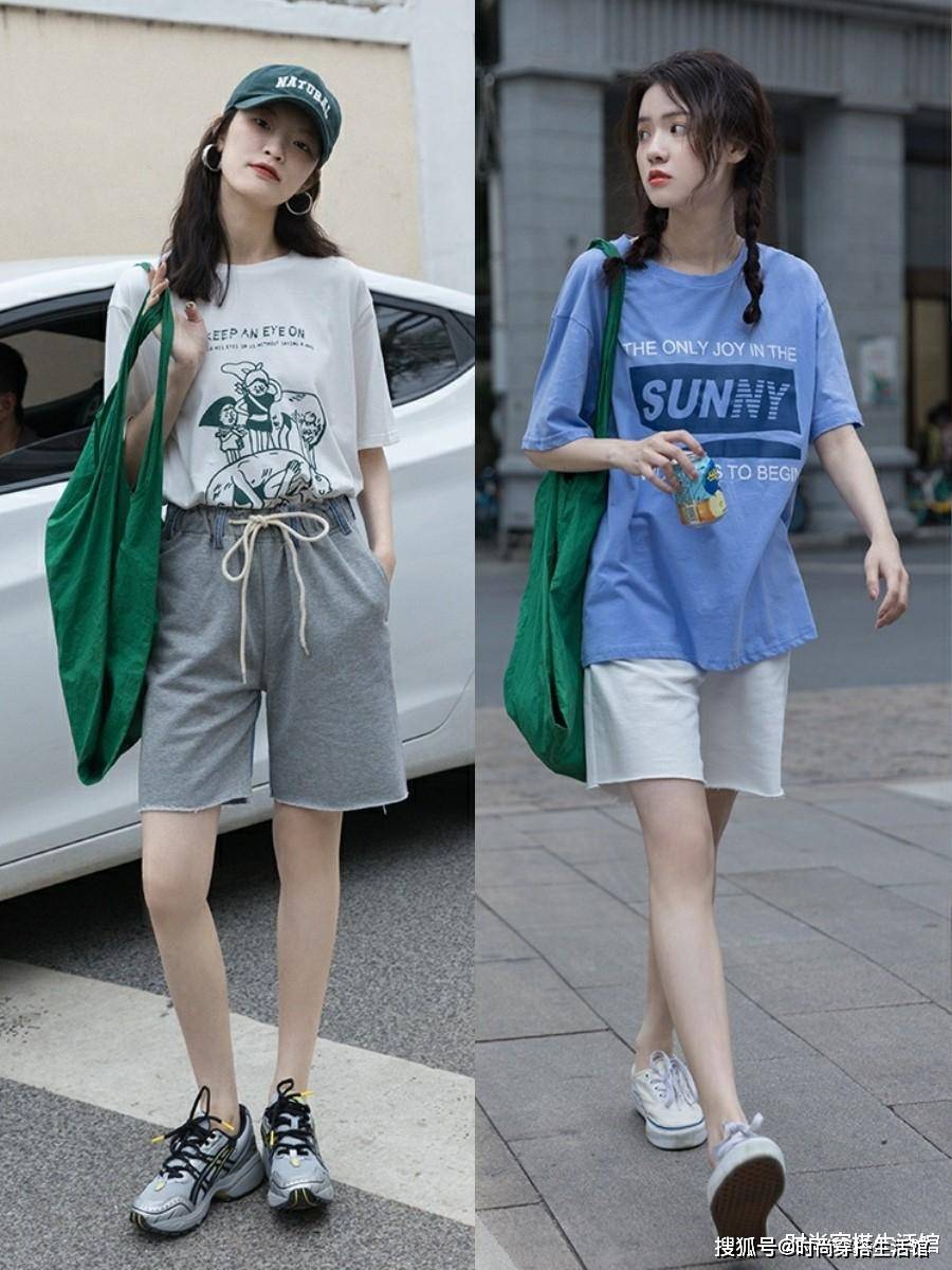 身材|怕热的女生，夏天这样穿T恤，优雅减龄又好看