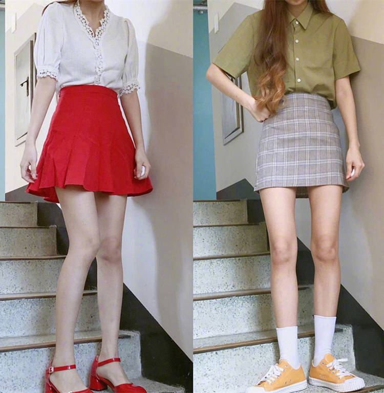 青春|青春不打烊！这18套初夏少女短裙穿搭，将甜美进行到底