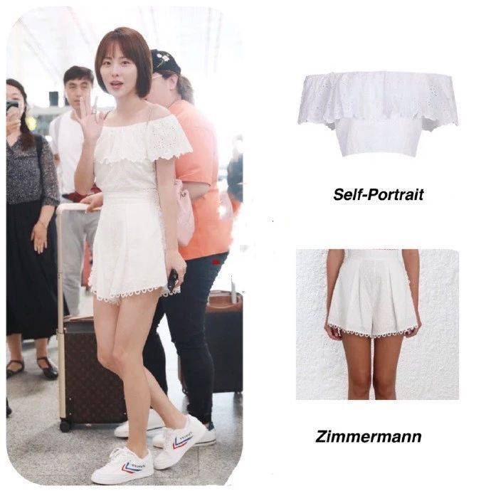 一身|张嘉倪换了个齐肩短发气质大变，穿花边上衣+伞裙，又嫩又清纯