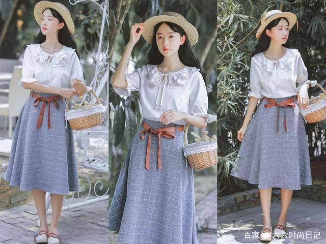 显得|夏季很流行穿衬衫，搭配这5条半身裙，看上去简直美翻了！