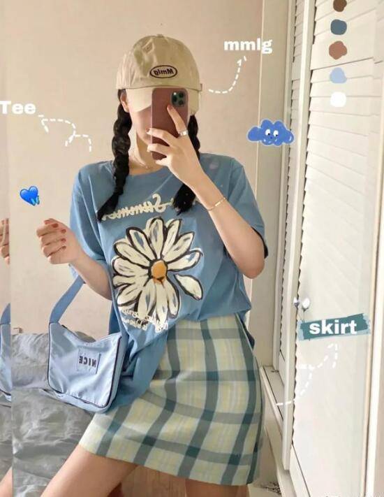 什么|短裙搭配什么上衣图