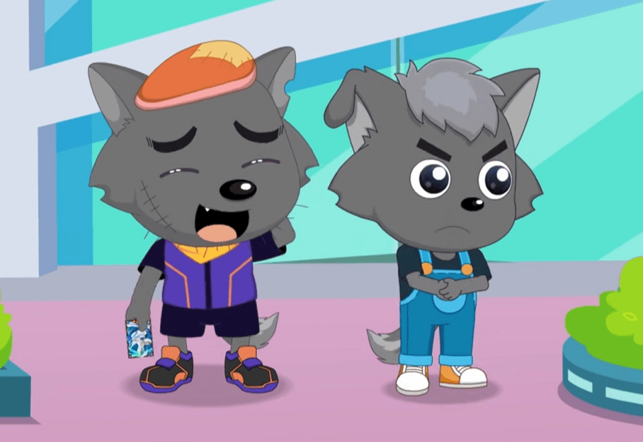 原创小灰灰开口叫灰太狼爸爸懒羊羊亲和力好强反派都能与之合作